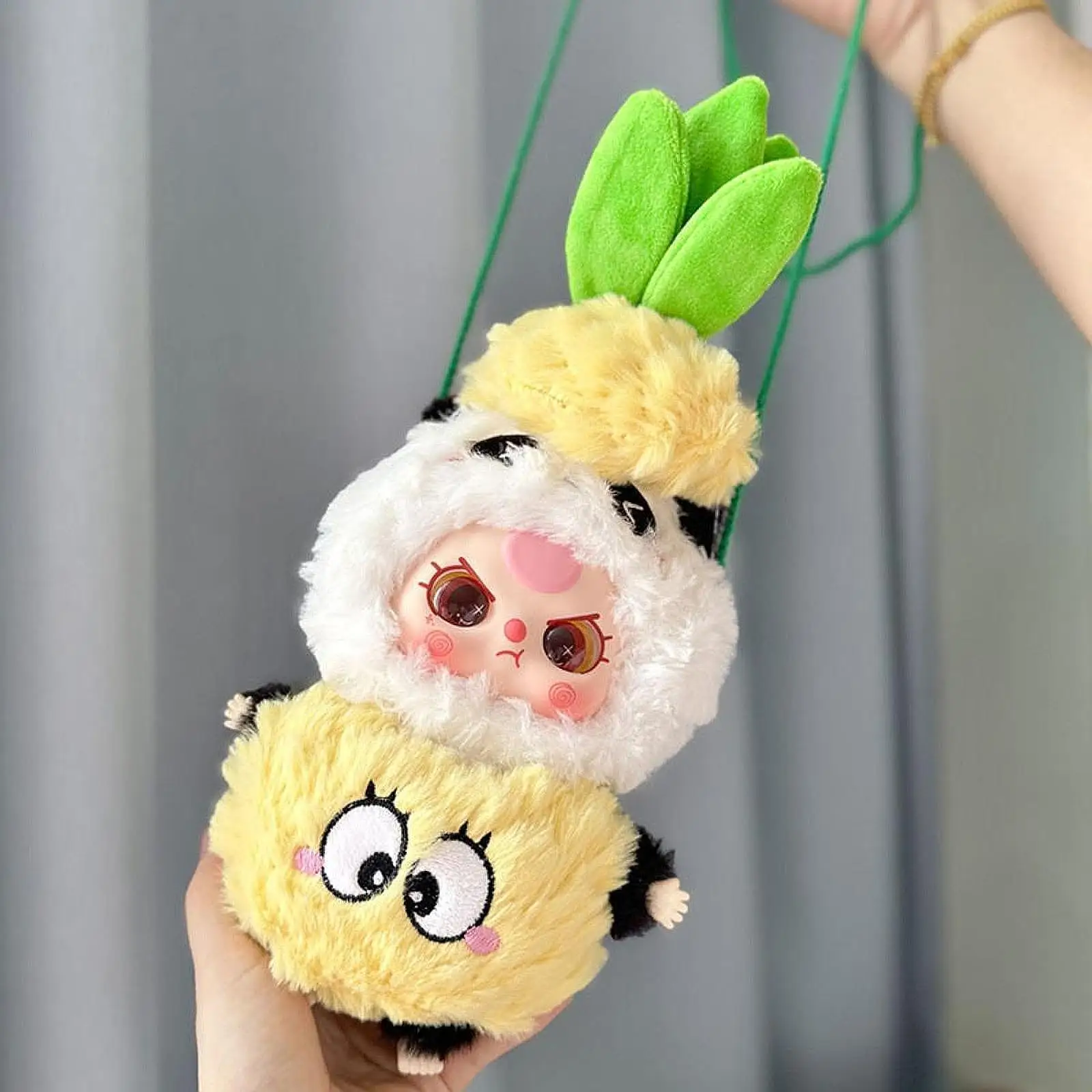 Doll Jumpsuit with Headwear Costume Accessory Dress up Cute Handmade Clothes Doll Outfits for 20cm Doll Girls Dolls Baby Doll
