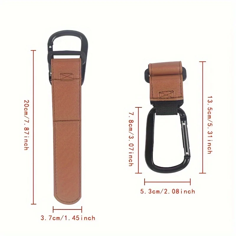 Gancho universal para cochecito con clip resistente para pañales - imagen 5