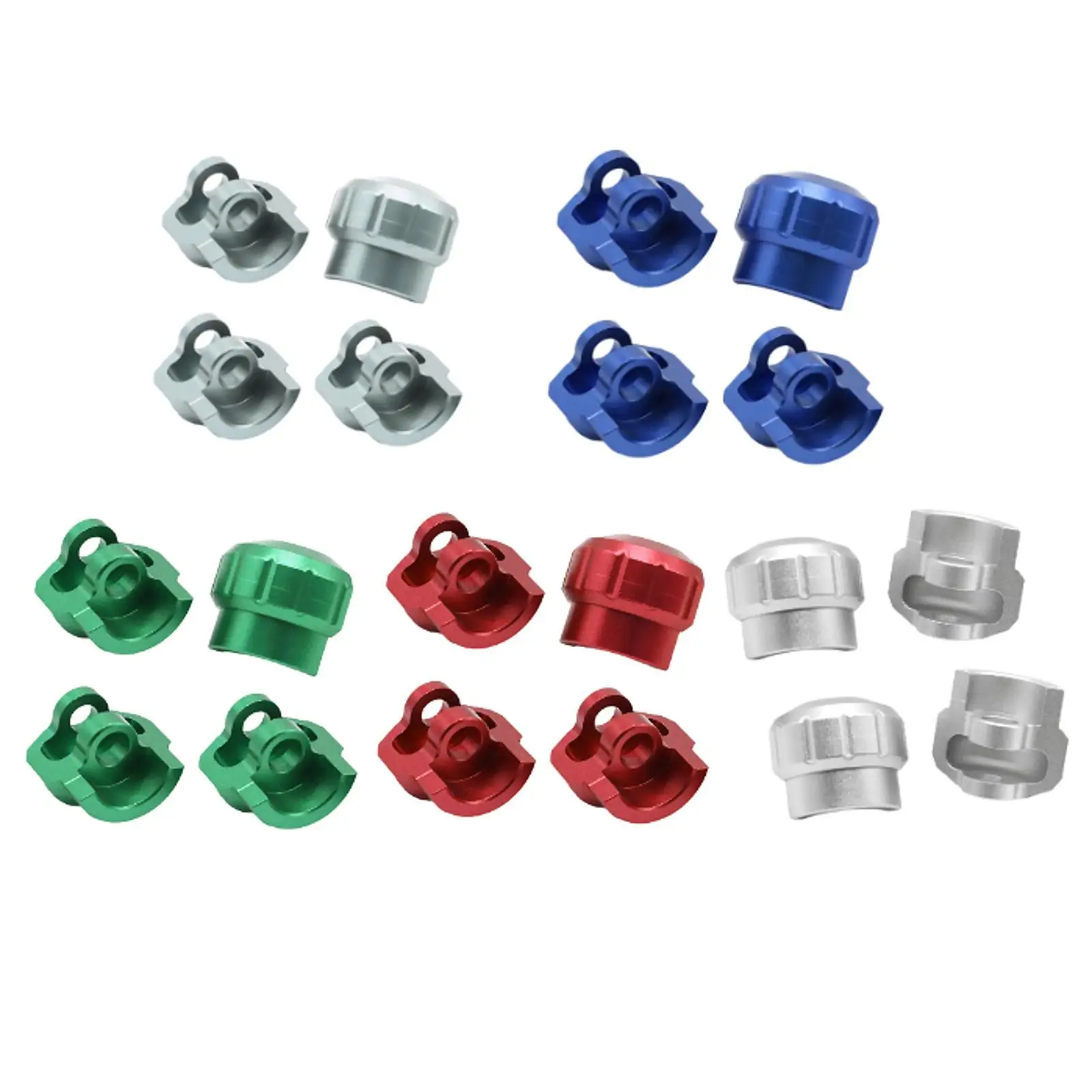 4Pcs 1/8 1/7 Shock Cap Protector Upgrades Part Sturdy Accessories RC Shock Absorber Cap for Ara106040T2 Ara109001 Ara106040T1