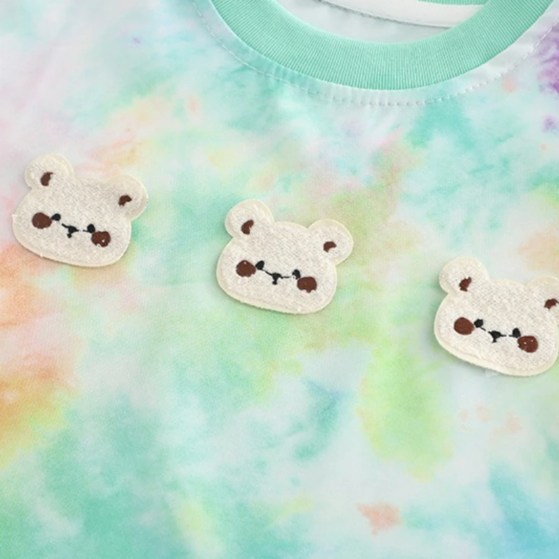 Nuevo conjunto de ropa de verano para bebés, camiseta para niños, pantalones cortos, 2 unids/set, ropa para niñas pequeñas, disfraz de moda para niños, chándales para niños - imagen 5