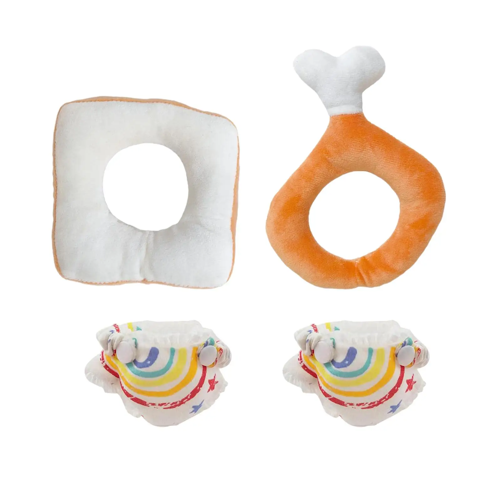 Doll Clothes Dress up Props for 17cm Pendant Doll Decor Dress up Accessories