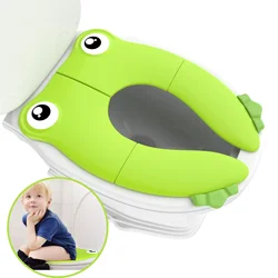 Asiento orinal portátil bebé silicona antideslizante para viaje