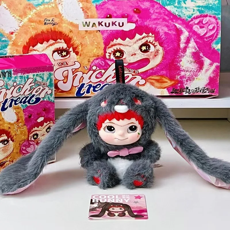 Wakuku Serie 2 Fox y Bunny – Caja ciega con juguetes de felpa - imagen 2