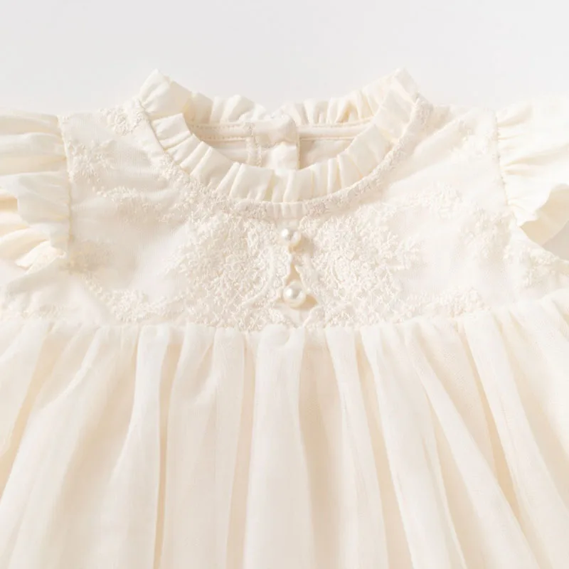 Vestido de verano sin mangas para bebé niña – Princesa en malla - imagen 2