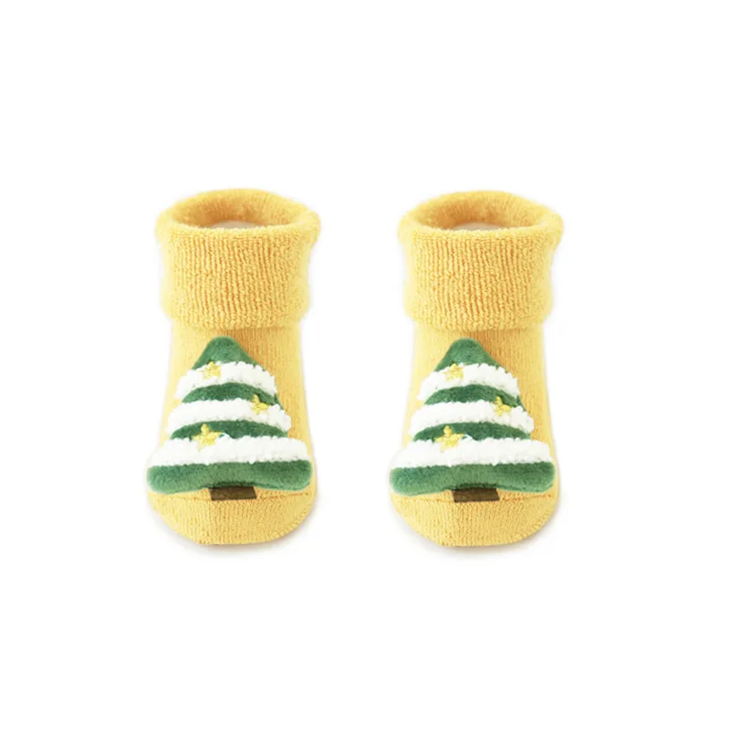 Calcetines antideslizantes de felpa para bebé - Invierno con dibujos - imagen 5
