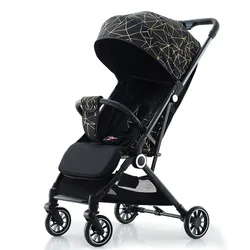 ‌ Cochecito de bebé ligero ‌   - Carro ajustable de 6,8 kg con dosel de absorción de impactos y asiento reclinable 0-3 años Diseño práctico