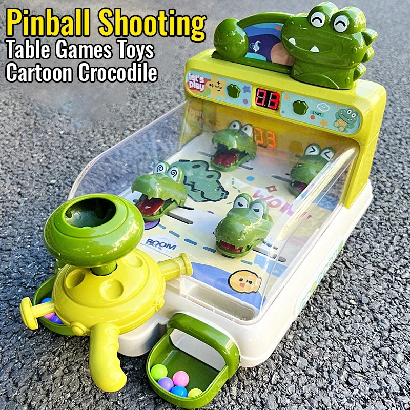 Pinball infantil de cocodrilo con luces y música - imagen 4