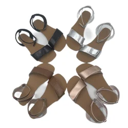 Tipsietoes 2025 Sandalias planas de cuero para niños Verano ligero
