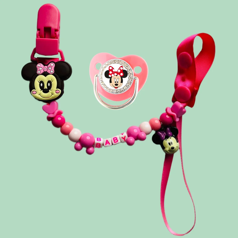 Chupete y chupete con estampado de anime para bebé, juego bucal para masticar y boca para recién nacido, sin BPA, diseño único ostentoso - imagen 2