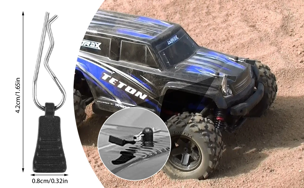 Soporte de clips Tipo R para RC – Compatibilidad Axial Tamiya - imagen 4