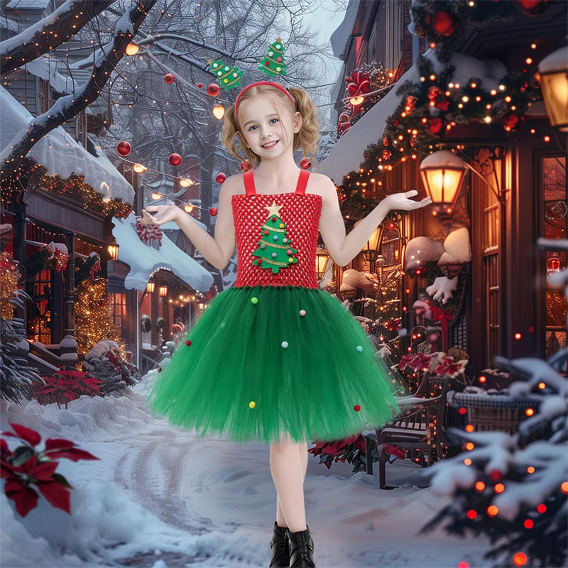 Vestido princesa de tul para niña: ideal Navidad, fiestas o Carnaval - imagen 3