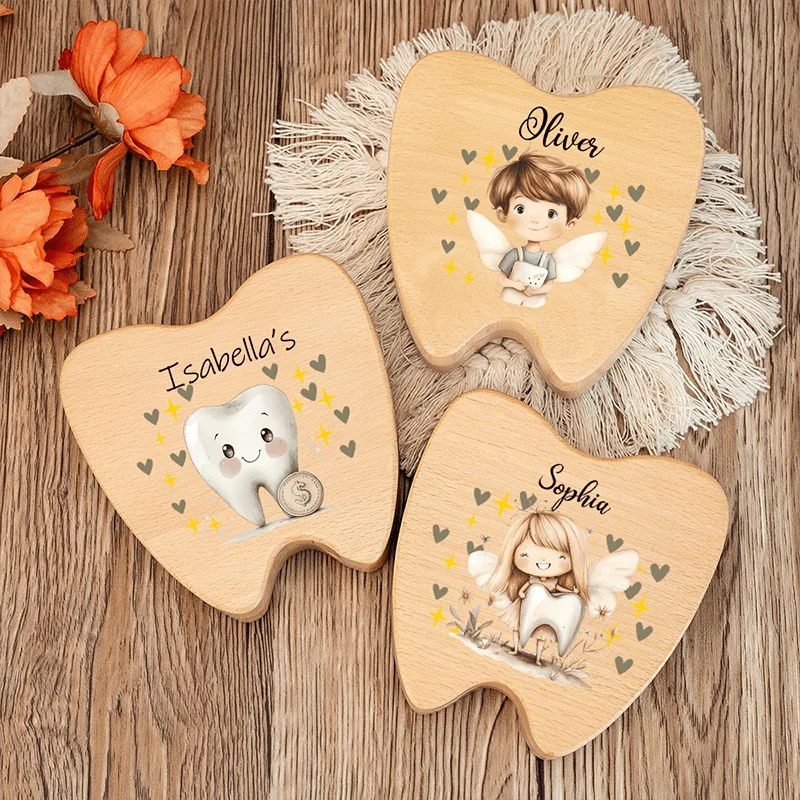 Caja del Ratoncito Pérez de madera – Regalo Baby Shower - imagen 5