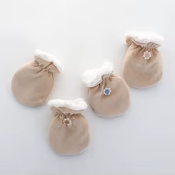 M76C Guantes gruesos para recién nacidos 0 a 3 años, guantes para niños pequeños, accesorios invierno, regalo ducha