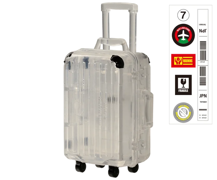 Suitcase clear L