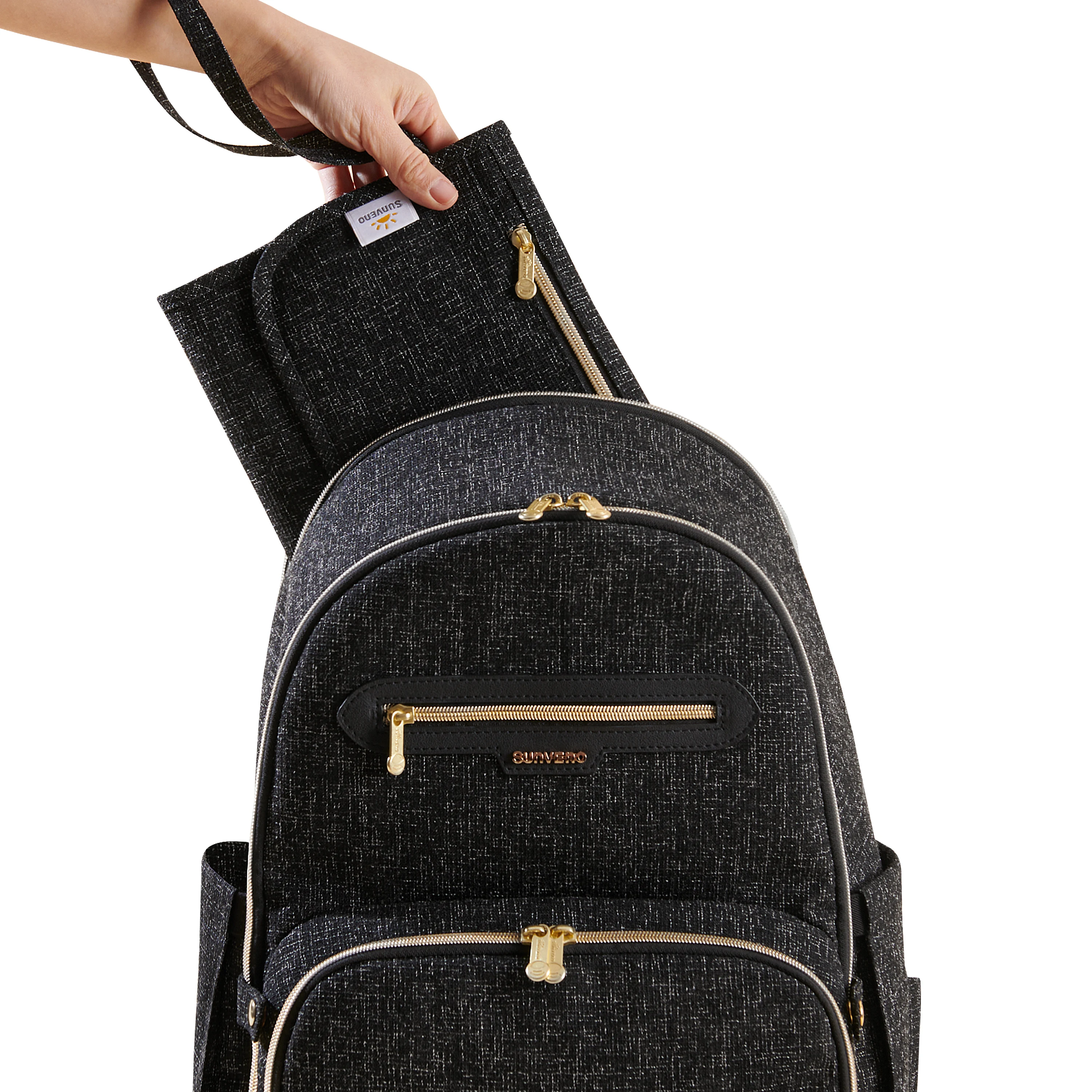 Sunveno – Mochila portabebés con cambiador integrado para padres - imagen 3