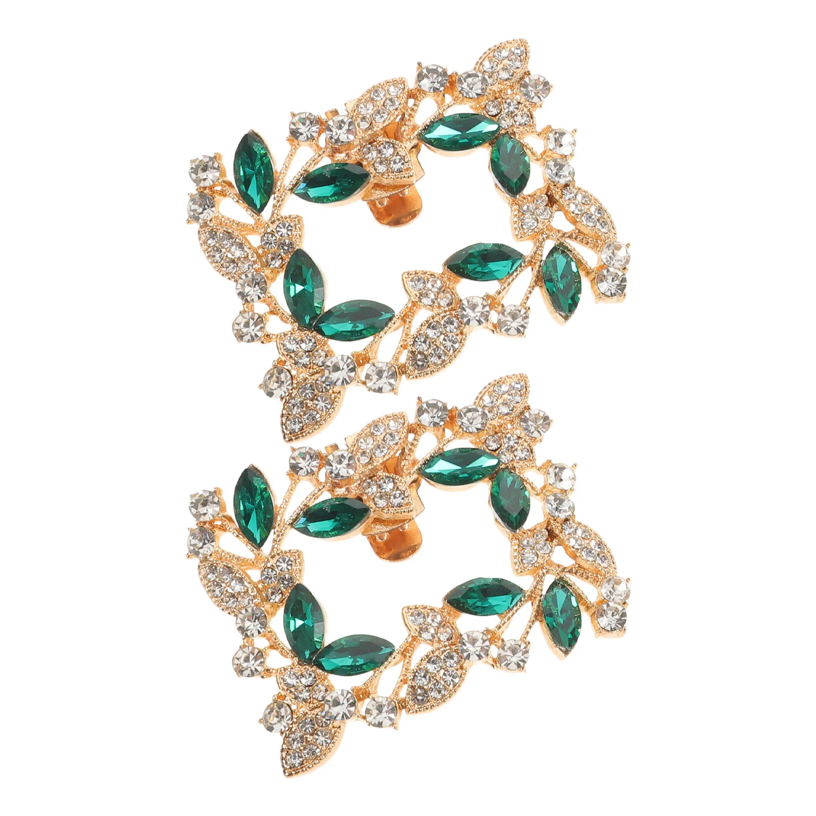 1 par de Clips para zapatos con diamantes de imitación, hebillas llenas de diamantes de 2,3x1,8 pulgadas para boda, tacones altos, sandalias, adornos de zapatos brillantes para mujer