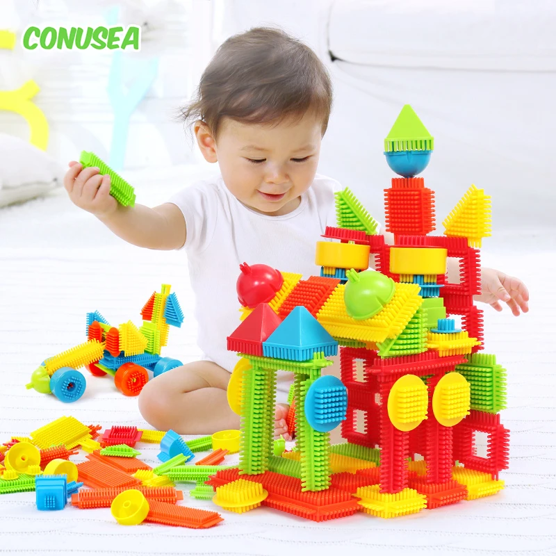 Bloques de construcción con ladrillos DIY educativos para niños