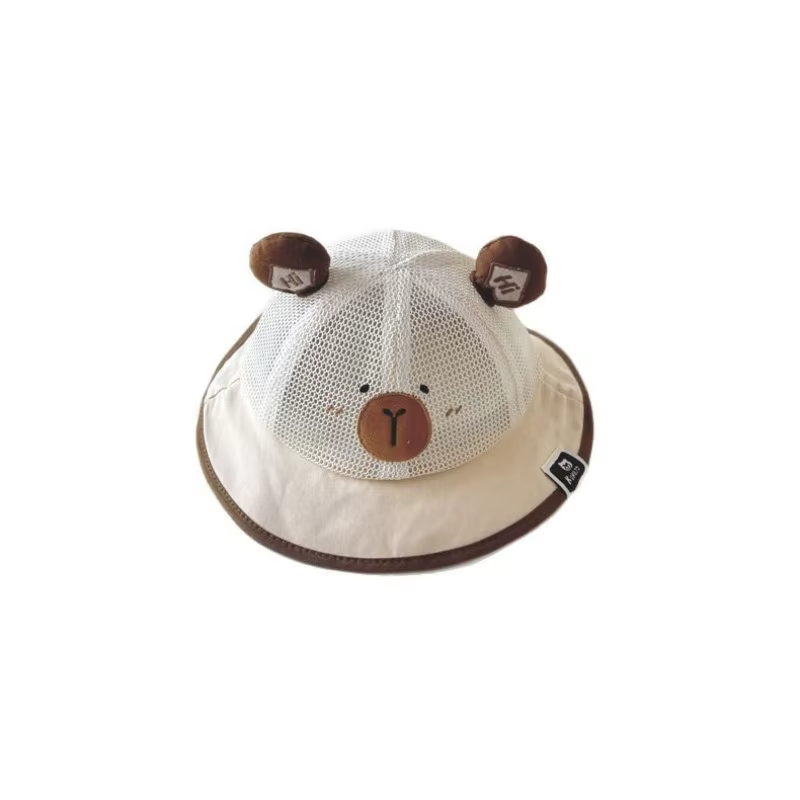 Sombrero de sol pescador bebé capibara – Protección UV transpirable - imagen 2