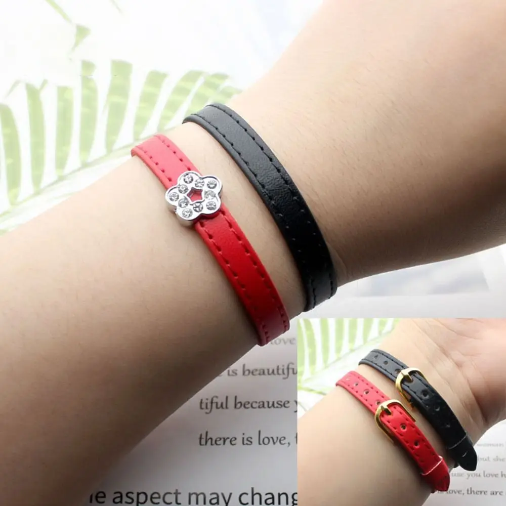 5 uds alta calidad Super Mini cinturones 8*210mm cuero Artificial DIY hecho a mano cinturón Collar 20cm muñecas de algodón - imagen 2