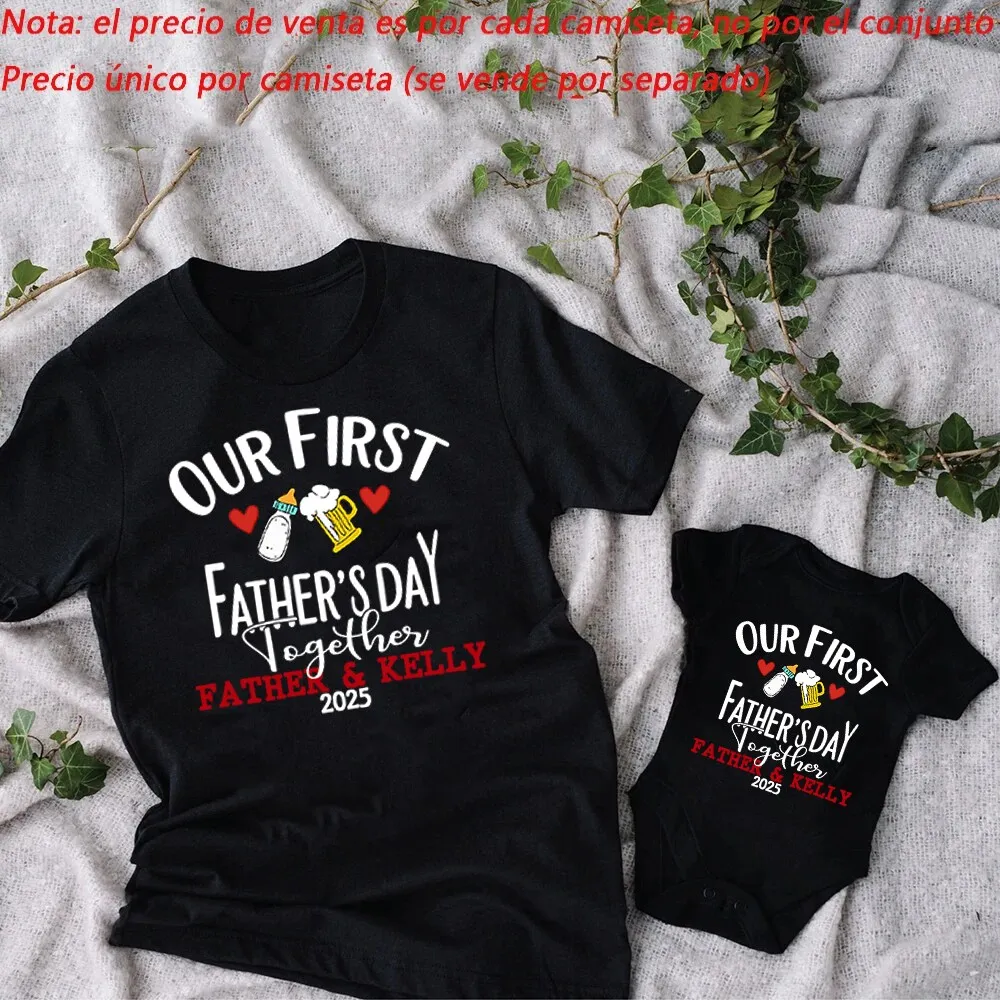 Body bebé personalizado para el Día del Padre – Conjunto familiar - imagen 4