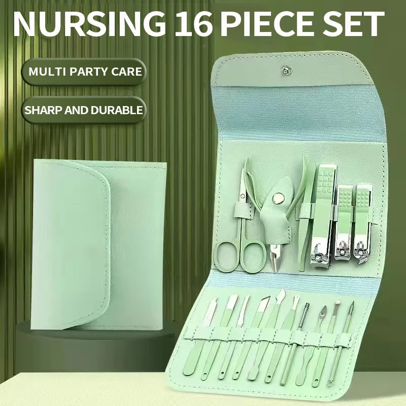 Cortaúñas infantil profesional con kit pedicura y herramientas