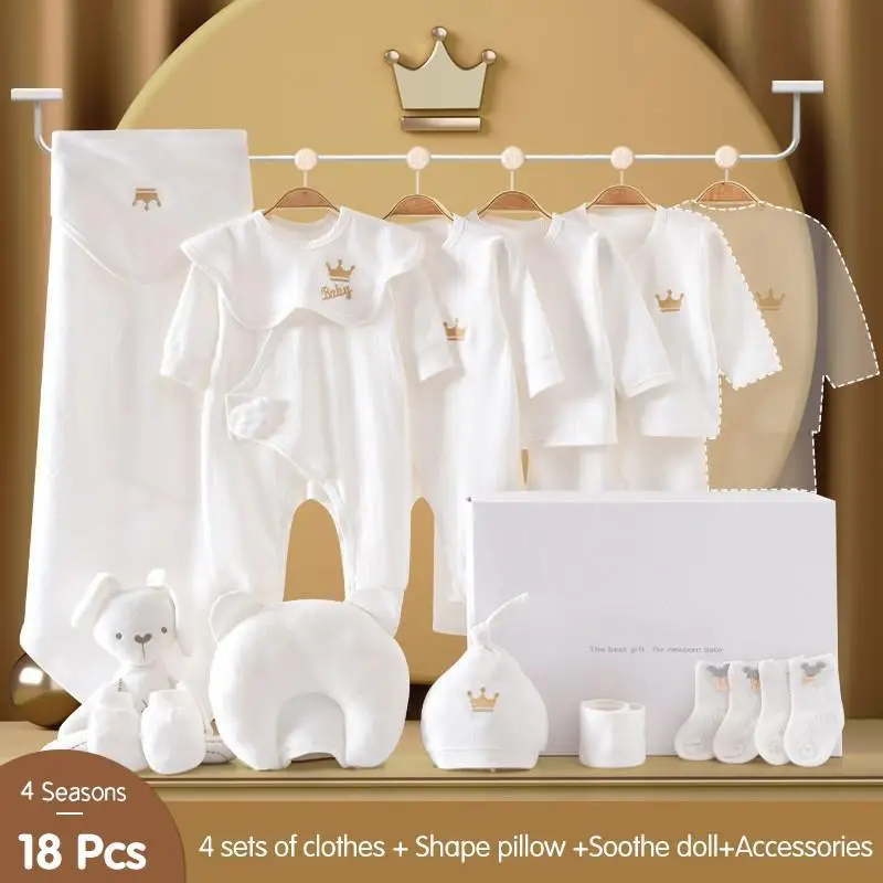 18 pcs white