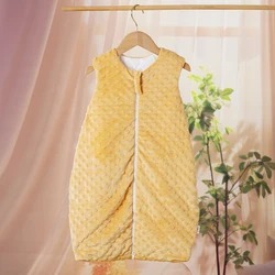 Saco de dormir para bebé invierno 2.5 Tog con felpa Minky