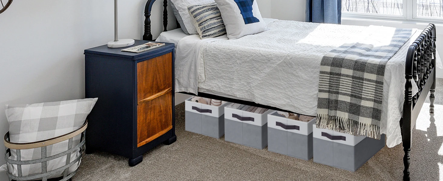 collapsible storage bins