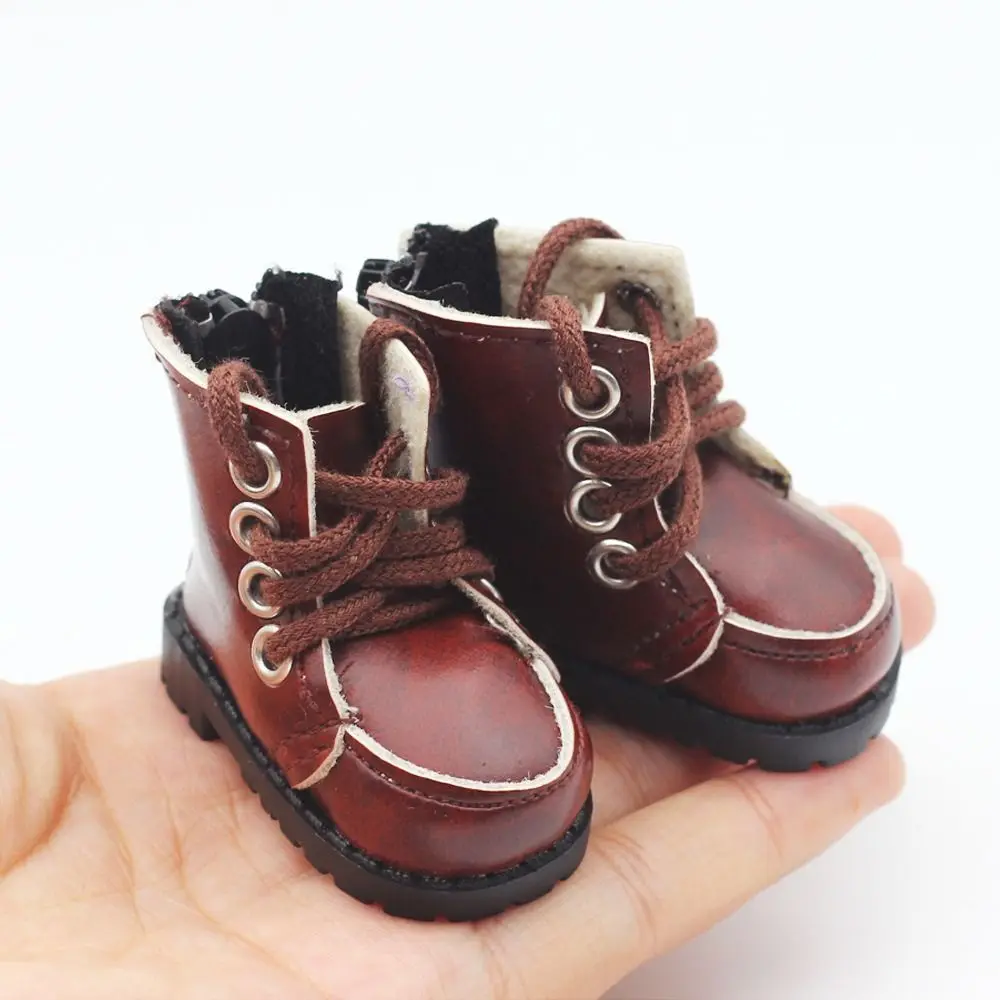 Zapatos para muñecas de piel – Estilo universitario - imagen 5