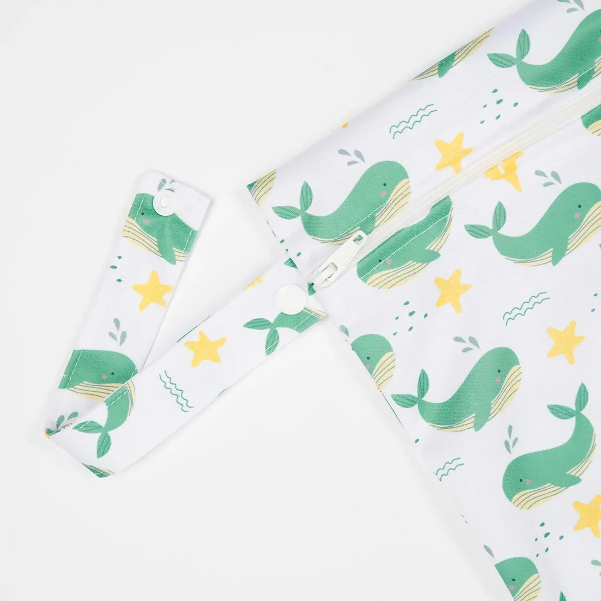 Bolsa de neopreno PUL para pañales de bebé, bolsa de pañales impermeable reutilizable, 28cm x 36cm - imagen 3