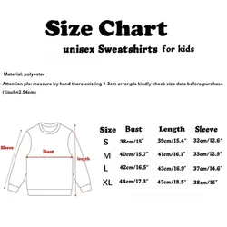 Sudadera con capucha para niños – Estampado I Love You, cálida para invierno
