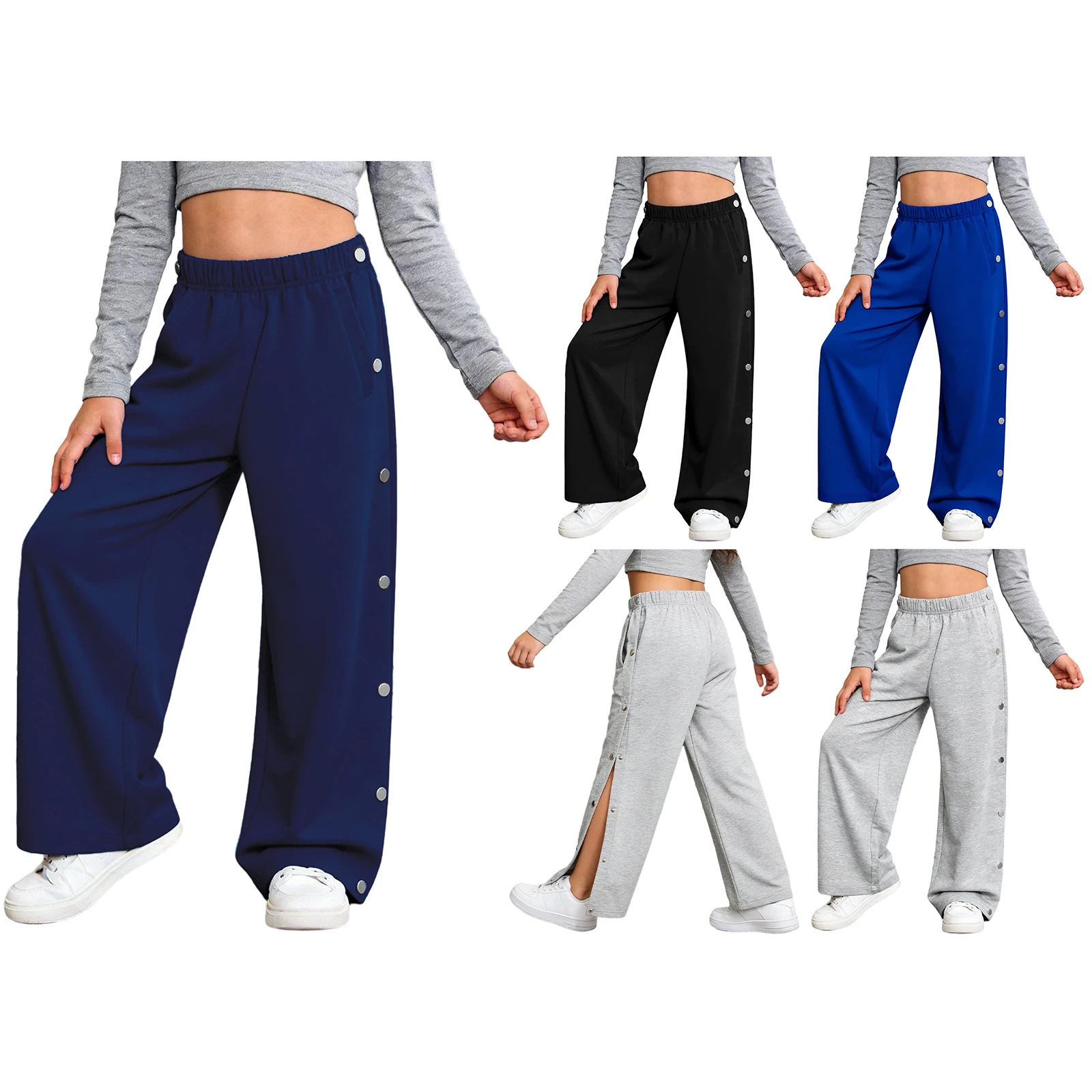 Pantalones adaptables con botones laterales para necesidades especiales - imagen 2