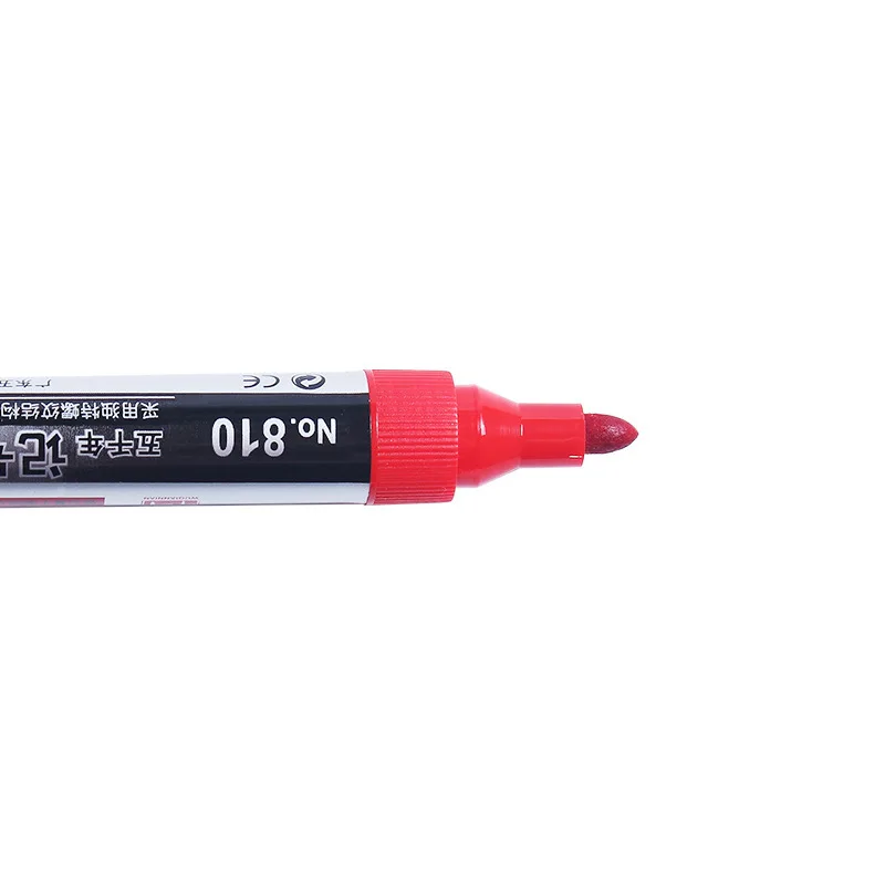 Rotulador aceitoso permanente, tinta negra de 2,0mm, resistente al agua, de secado rápido para Metal, plástico, azulejos, vidrio, suministros escolares y de oficina, 1 ud. - imagen 5