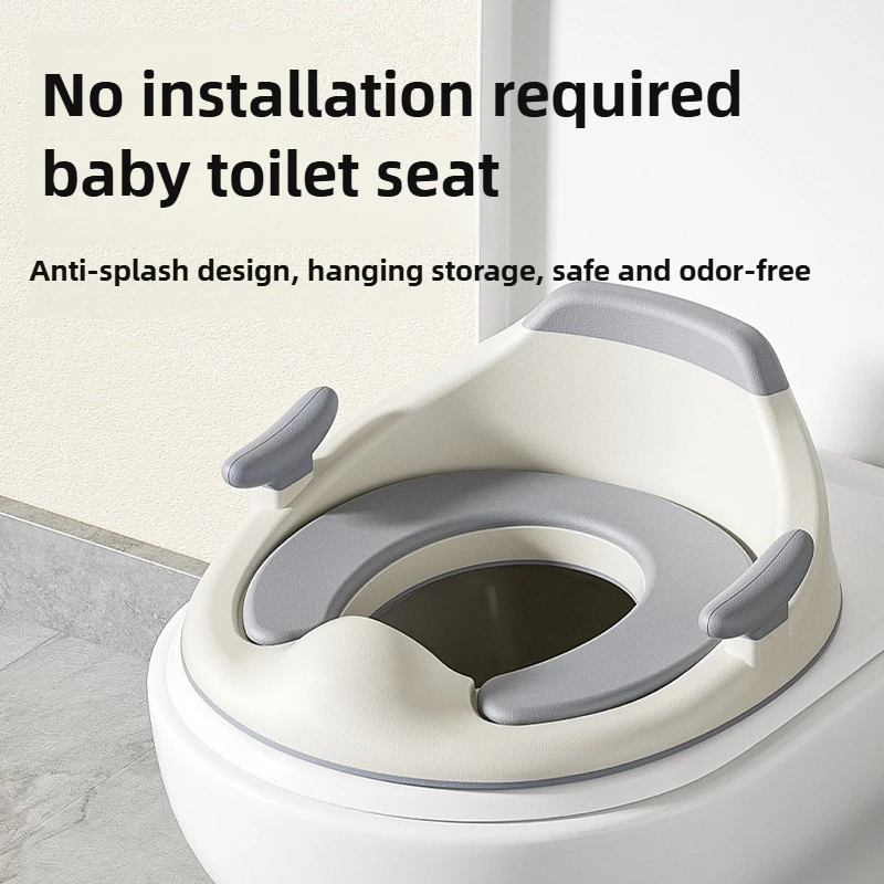 Funda para asiento de inodoro para niños, orinal portátil para niños/niñas, anillo de inodoro antisalpicaduras para niños pequeños, orinal de viaje antideslizante