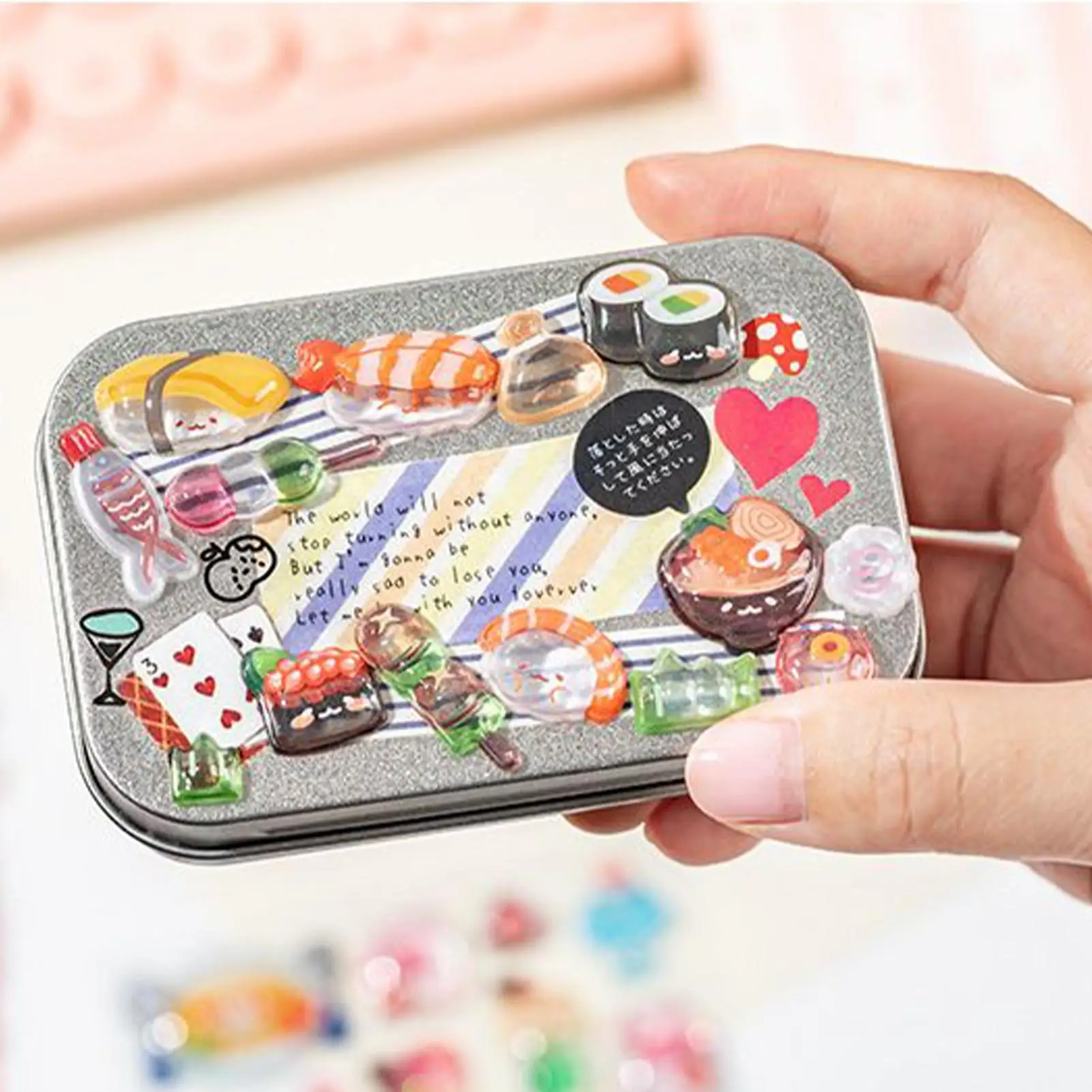 Pegatinas 3D de comida infantil – Adhesivos puff para manualidades - imagen 4