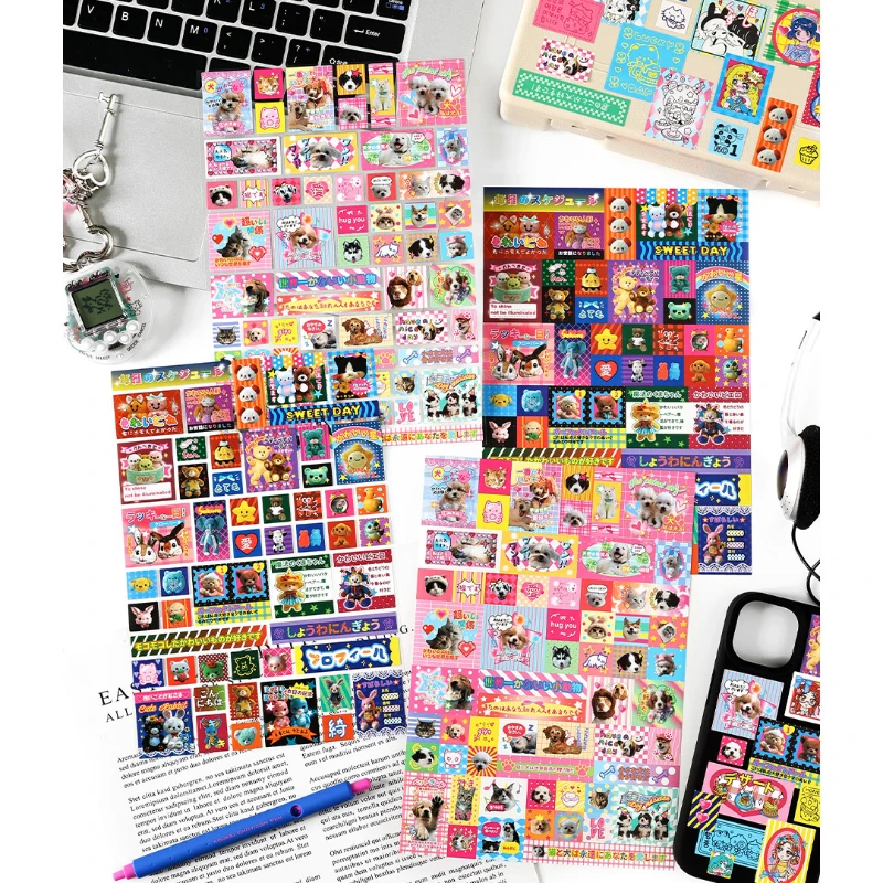 Pegatinas decorativas estilo japonés Rainbow Dream para álbum de recortes - imagen 5