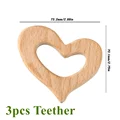 3pcs heart2 teether