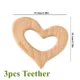 3pcs heart2 teether