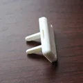 2 Holes White 10pcs