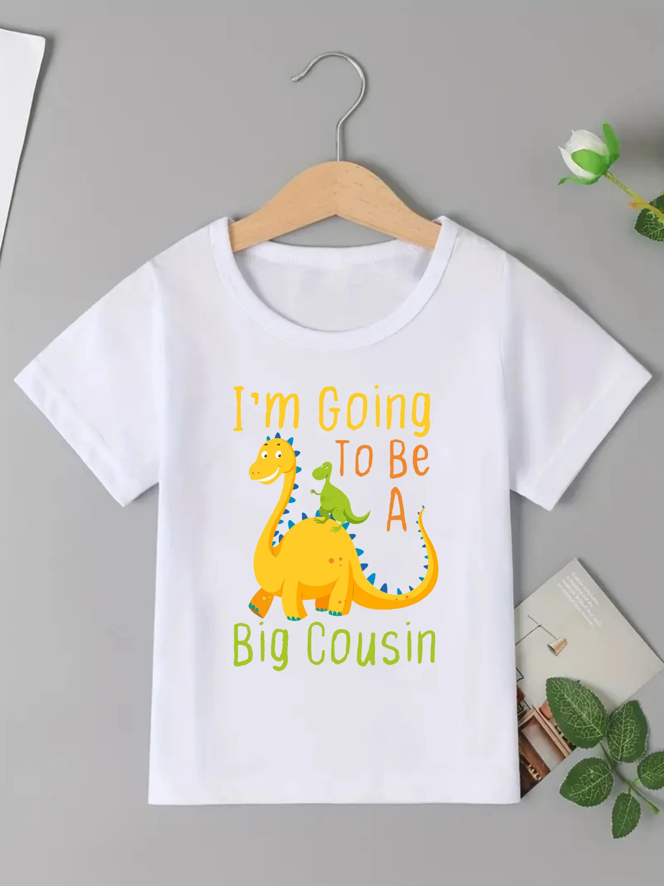 Camiseta niño dinosaurio para ser tío - imagen 2