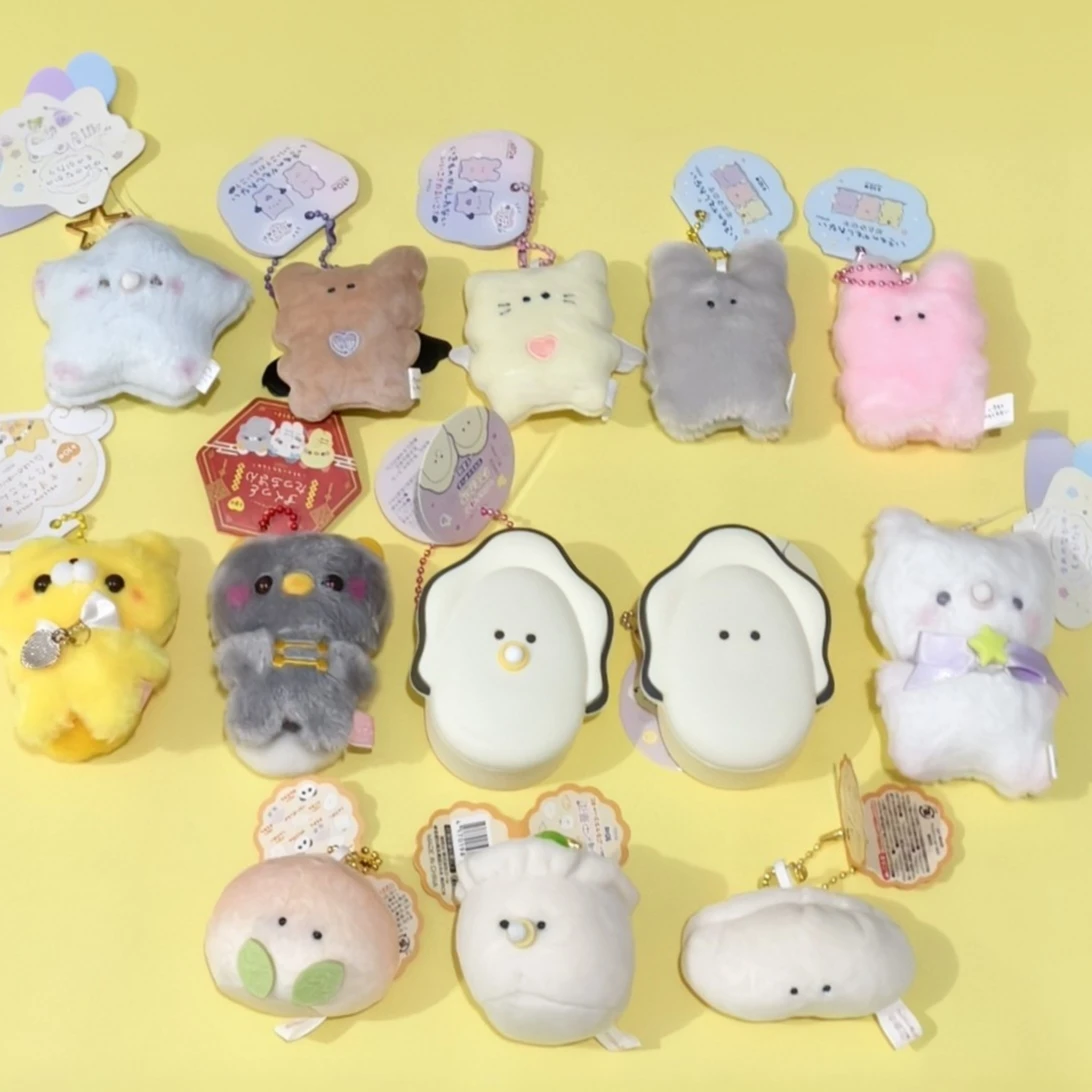 Juguetes de peluche originales de Japón, bolsa de la suerte, bolsa misteriosa sorpresa al azar, animales kawaii, alimentos, miniaturas, colgante de peluche, figuras de gacha - imagen 5