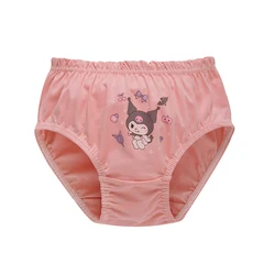 Kuromi Melody bragas de algodón transpirables para niña