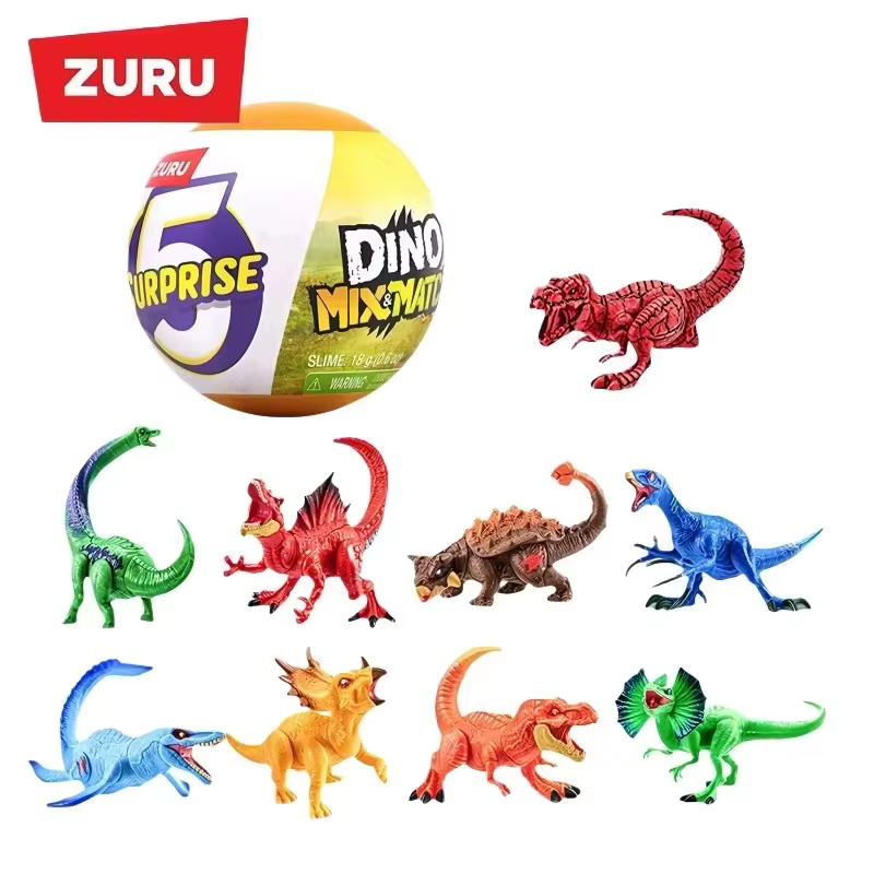 ZURU Smashers Dinos Vs Aliens Caja Sorpresa con Figuras para Armar - imagen 4