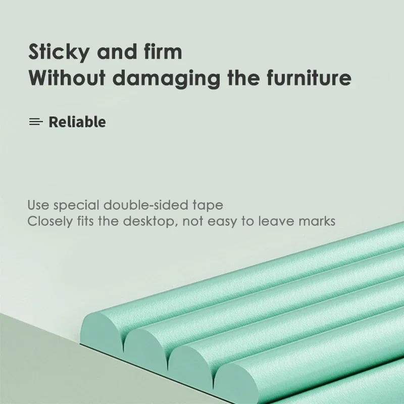 Tira de protección de seguridad para bebés de 2M, tira protectora de borde de escritorio para mesa, Protector de esquina, esquinas de muebles, protección de espuma de seguridad para niños - imagen 5