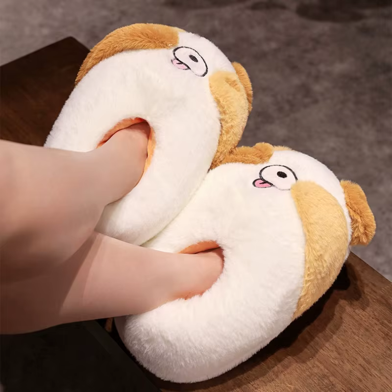Pantuflas infantiles suaves con dibujos de animales - imagen 5