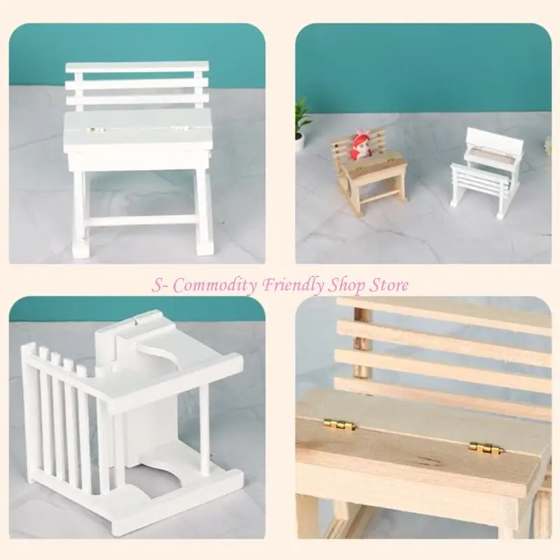 Accesorio modelo a escala 85AE 1:12 construcción madera auténtica mejora autenticidad las habitaciones pequeñas