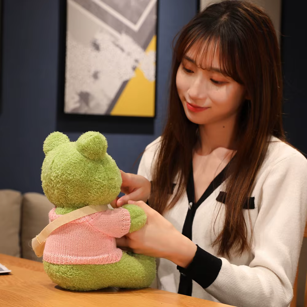Bolso cruzado infantil de peluche – Bandolera suave para niños - imagen 3