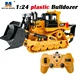 24 plastic Bulldozer