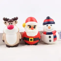 Juguete antiestrés reno navideño Squishy suave para niños