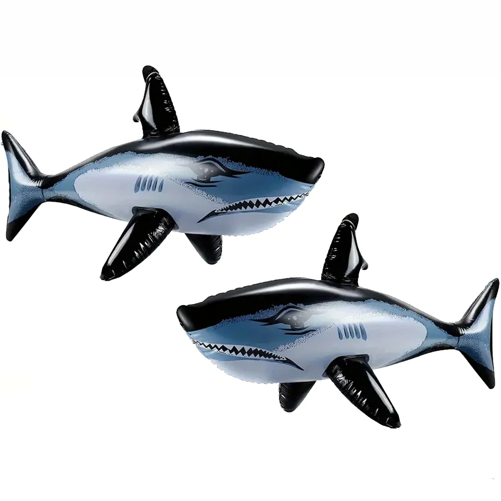 Tiburón inflable PVC para fiestas y juegos acuáticos - imagen 4